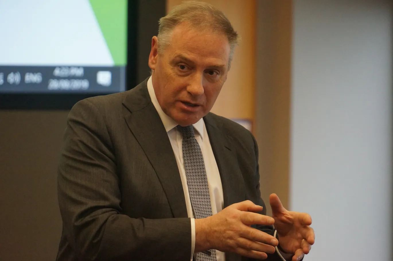 Ron Gauci presenting